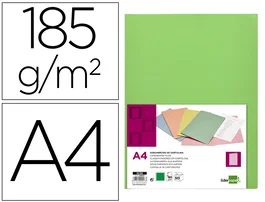 Subcarpeta Liderpapel Din A4 Verde Intenso 180 gr-M2 50 unidades