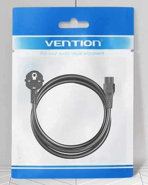 Vention ZCKBAC Cable de Alimentación IEC C5 a Enchufe Tipo F, 1,8 m, Negro Vention ZCKBAC Cable de Alimentación IEC C5 a Enchufe Tipo F, 1,8 m, Negro