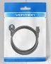 Vention ZCKBAC Cable de Alimentación IEC C5 a Enchufe Tipo F, 1,8 m, Negro