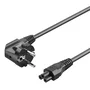 Vention ZCKBAC Cable de Alimentación IEC C5 a Enchufe Tipo F, 1,8 m, Negro