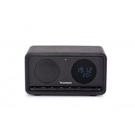 Sunstech RPBT460 Altavoz Portátil con Radio FM y Carga Inalámbrica Negra