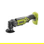 Ryobi R18MT-0 ONE+ Multitool a Batería para Desbastado, Lijado y Serrado