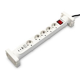 SALICRU REGLETA SPS SAFE 5S+ 5 TOMAS USB-C USB-A 20W 10A 1,5M