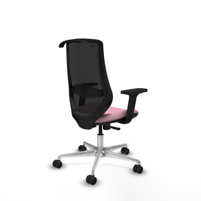 PIQUERAS Y CRESPO Silla de oficina Mardos con mecanismo Sincro, Rosa y Negro PIQUERAS Y CRESPO Silla de oficina Mardos con mecanismo Sincro, Rosa y Negro