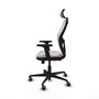 PIQUERAS Y CRESPO Silla de oficina Jorquera en Blanco con mecanismo Sincro/Traslack