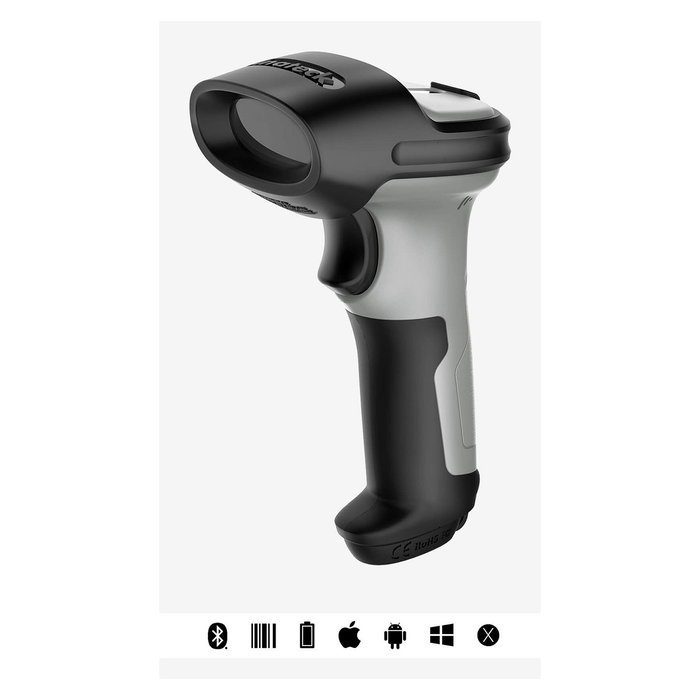 Inateck Lector de Códigos de Barras Portátil BCST-70 Gray Láser 1D Inalámbrico Bluetooth USB Inateck Lector de Códigos de Barras Portátil BCST-70 Gray Láser 1D Inalámbrico Bluetooth USB