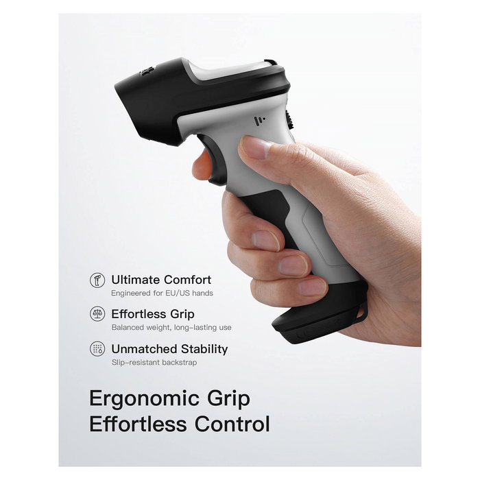 Inateck Lector de Códigos de Barras Portátil BCST-70 Gray Láser 1D Inalámbrico Bluetooth USB Inateck Lector de Códigos de Barras Portátil BCST-70 Gray Láser 1D Inalámbrico Bluetooth USB