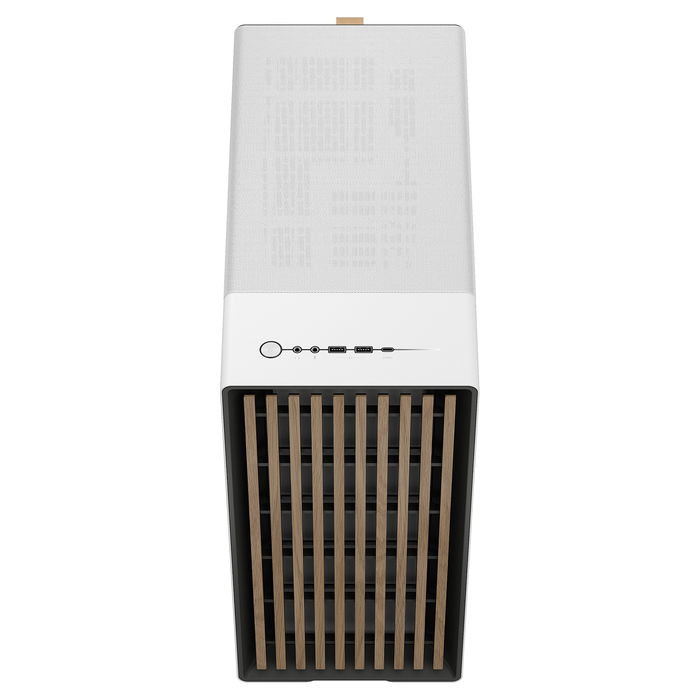 Fractal Design North Midi Tower Chalk White Window Mesh - Caja PC ATX, micro ATX, Mini-ITX con filtro anti-polvo