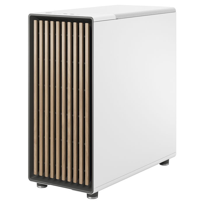 Fractal Design North Midi Tower Chalk White Window Mesh - Caja PC ATX, micro ATX, Mini-ITX con filtro anti-polvo