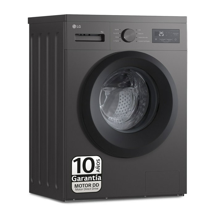 Lavadora LG F4A1009NDK 1400 rpm 9 kg Negro Lavadora LG F4A1009NDK 1400 rpm 9 kg Negro