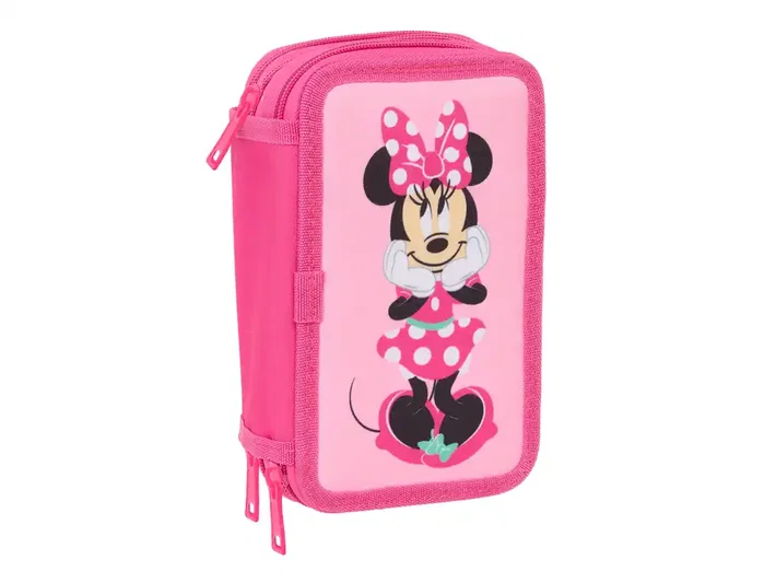 Safta Plumier Triple Minnie Mouse 37 Pcs