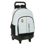 Mochila Escolar con Ruedas Real Madrid C.F. 24/25 Blanco Gris 33 x 45 x 22 cm
