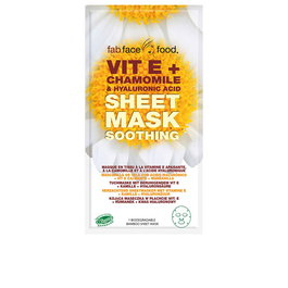 7Th Heaven FAB FACE FOOD VIT E + CHAMOMILE & HYALURONIC ACID Mascarilla de Tela Hidratante con Ácido Hialurónico y Vitamina E