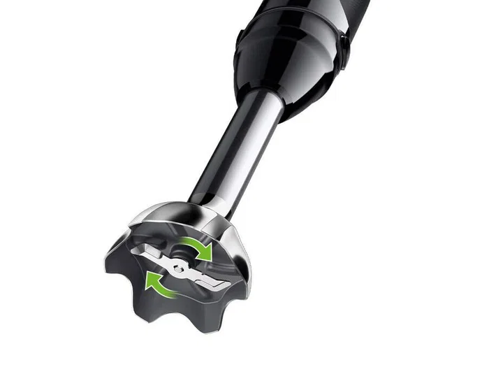 Braun MultiQuick 5 Pro - Batidora de Inmersión de 1000 W, Capacidad 0.6 L, Color Negro/Plata, 25 Velocidades, Turbo