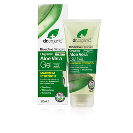 Dr. Organic Gel de Aloe Vera 200ml - Calmante e Hidratante para Todo Tipo de Piel - Pieles Secas e Irritadas