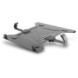 ICY BOX IB-MSA101-LH Stand para Monitor y Halterung para Portátil, Soporte Pasivo, Color Negro