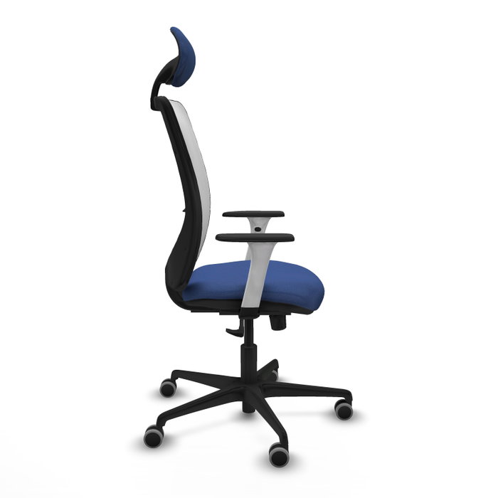 PIQUERAS Y CRESPO Silla de oficina Zulema Azul marino y Blanco PIQUERAS Y CRESPO Silla de oficina Zulema Azul marino y Blanco