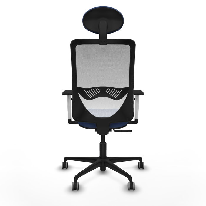 PIQUERAS Y CRESPO Silla de oficina Zulema Azul marino y Blanco PIQUERAS Y CRESPO Silla de oficina Zulema Azul marino y Blanco