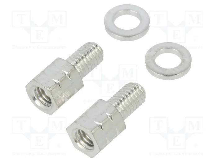 HARTING Juego de tornillo y arandela M3 para D-Sub de 9,7 mm HARTING Juego de tornillo y arandela M3 para D-Sub de 9,7 mm