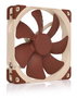 Noctua NF-A14 FLX Ventilador de Caja 140mm, 1200/1050/900 RPM, Flujo de Aire 115.5 m3/h, Silencioso 19.2 dB(A), Para Ordenador y Radiador