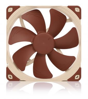 Noctua NF-A14 FLX Ventilador de Caja 140mm, 1200/1050/900 RPM, Flujo de Aire 115.5 m3/h, Silencioso 19.2 dB(A), Para Ordenador y Radiador