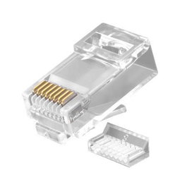 Lanview Conector RJ45 UTP Cat6a para Cable Sólido/Trenzado AWG22-23