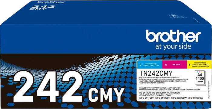 Brother TN-242CMY Multipack Cian, Magenta, Amarillo Brother TN-242CMY Multipack Cian, Magenta, Amarillo