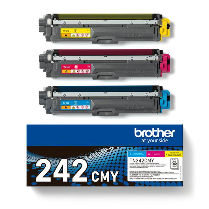 Brother TN242CMY - Toner Color TN-242 C/M/Y - Value Pack (TN242) Brother TN242CMY - Toner Color TN-242 C/M/Y - Value Pack (TN242)