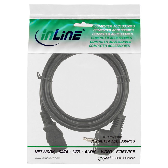 Sonstige InLine 16655M Cable de alimentación Negro 10 m Sonstige InLine 16655M Cable de alimentación Negro 10 m