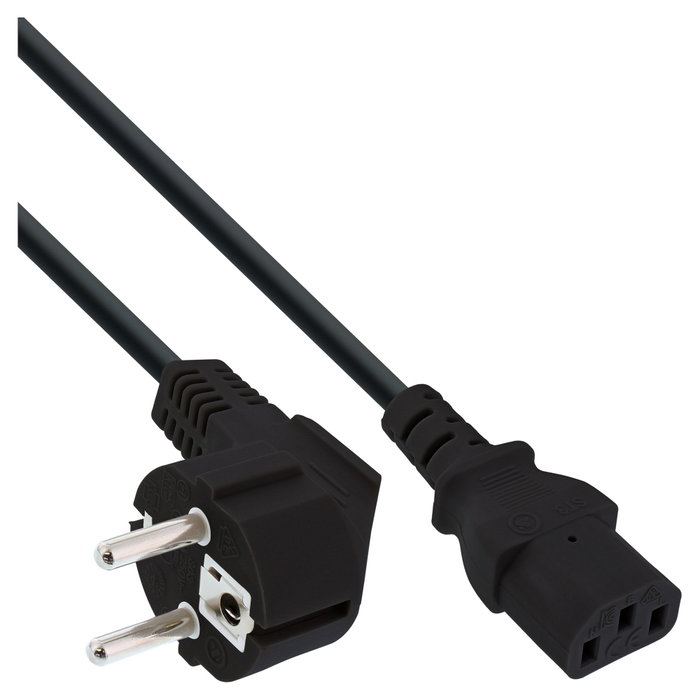 Sonstige InLine 16655M Cable de alimentación Negro 10 m Sonstige InLine 16655M Cable de alimentación Negro 10 m