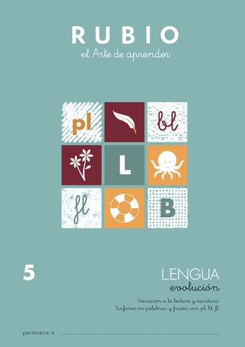 Cuaderno Rubio A4 Lengua Evolucion Nº 5 (5-6 Años) (Set de 10) Cuaderno Rubio A4 Lengua Evolucion Nº 5 (5-6 Años) (Set de 10)