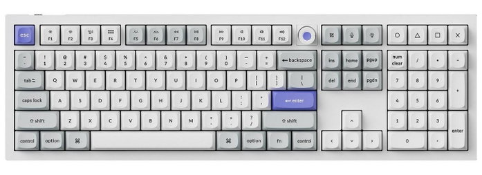 Keychron Q6HW-P1 Teclado Mecánico Completo Magnético Blanco Retroiluminación RGB USB-C Keychron Q6HW-P1 Teclado Mecánico Completo Magnético Blanco Retroiluminación RGB USB-C