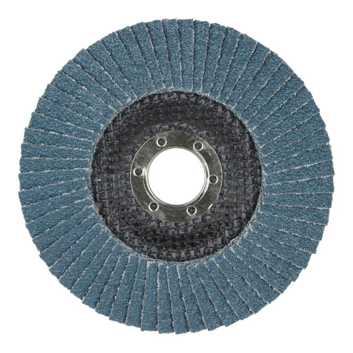 Wolfcraft Disco de Láminas Abrasivo Ø125 mm, Grano 40, Modelo Gr40 - Orificio 22,23 mm, Máx. 12.250 rpm