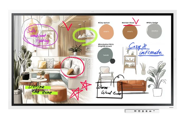 Samsung WM55FX Pizarra Blanca Interactiva 55 Pulgadas 4K UHD