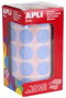 Apli Gomets Redondos 20 mm Azul Claro - Rollo de 1.770 Unidades