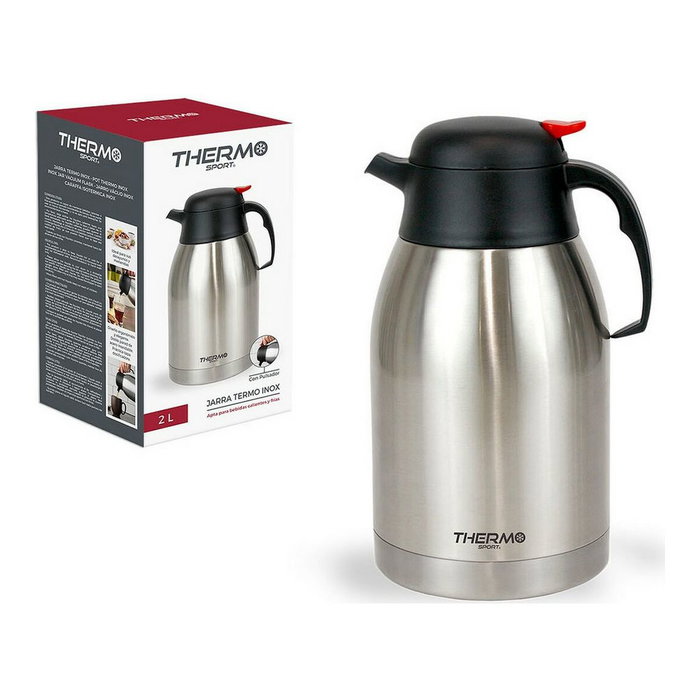Thermosport Jarra Termo Inox 2Lt. C/Pulsador