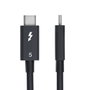 Startech Tblt5mm80cm240w Cable Thunderbolt 0.8 m 80 Gbit/s Negro