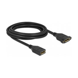 DeLOCK Cable DisplayPort 1.2 Hembra a Hembra 4K 60 Hz 3 m