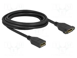 DeLOCK Cable DisplayPort 1.2 Hembra a Macho 3 m 4K 60 Hz 87103