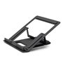 Lindy 20917 Mesita plegable para ordenador portátil Negro, Plata