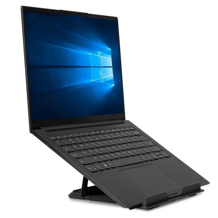 Lindy 20917 Mesita plegable para ordenador portátil Negro, Plata