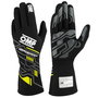 Guantes Omp Sport Fia 8856-2018 Negro - Amarillo Fluo Talla S OMPIB0-0777-A01-178-S