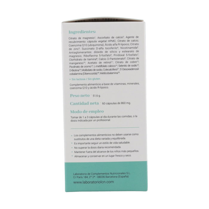 LCN CN Base Multivitamínico 60 Cápsulas Vegetales de 858mg LCN CN Base Multivitamínico 60 Cápsulas Vegetales de 858mg