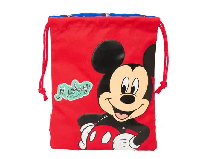 Safta Saquito Merienda Mickey Mouse Good Day 250x200mm Safta Saquito Merienda Mickey Mouse Good Day 250x200mm