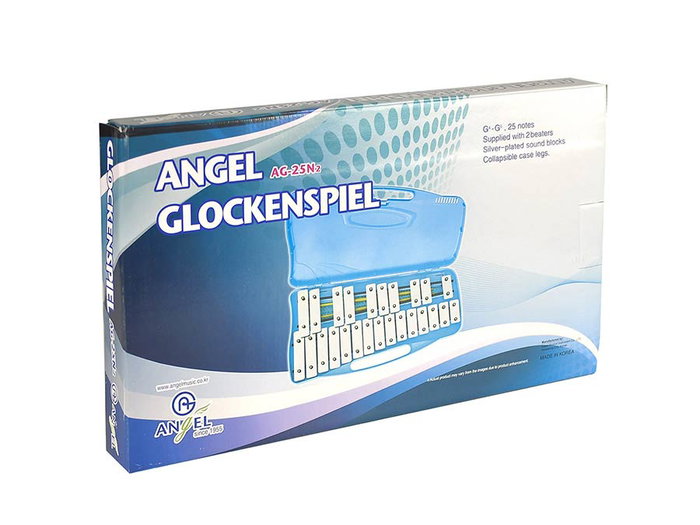 Glockenspiel, 25 Notes, G-G, In Plastic Case, With