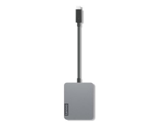 Lenovo USB-C Travel Hub Gen2 Adaptador de Extensión para Conexión de Monitor, Red y USB