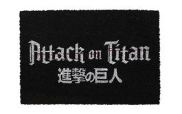 Sd Toys Alfombra de Entrada Attack On Titan 60x40 cm Felpudo en Fibra de Coco con Asa, Diseño Japonés