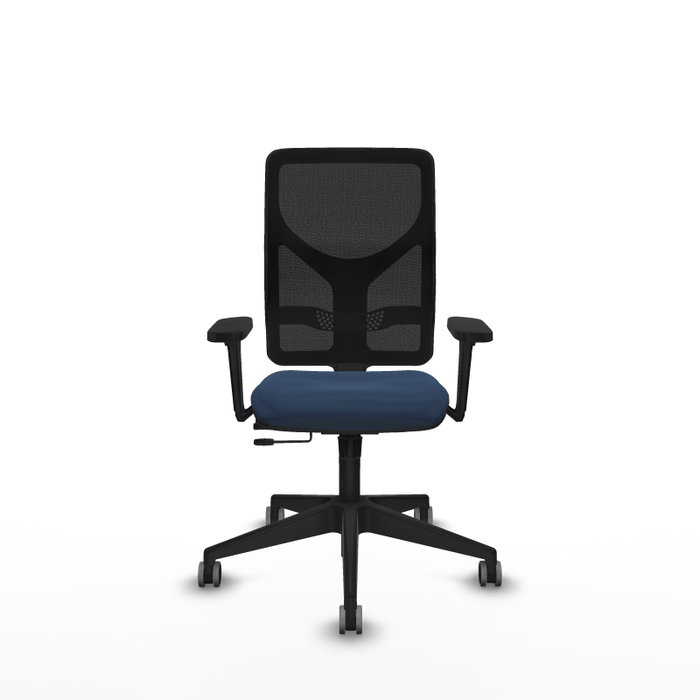 PIQUERAS Y CRESPO Silla de oficina Motilla con mecanismo Sincro/Traslack, Azul marino y Negro PIQUERAS Y CRESPO Silla de oficina Motilla con mecanismo Sincro/Traslack, Azul marino y Negro
