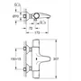 Grohe Precision Trend THM Mezclador Termostático de Baño / Ducha 1/2