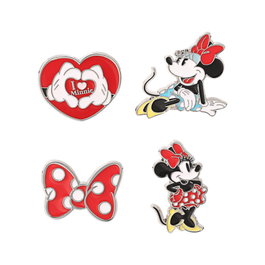 PEERS HARDY Set de 4 pins Minnie Disney